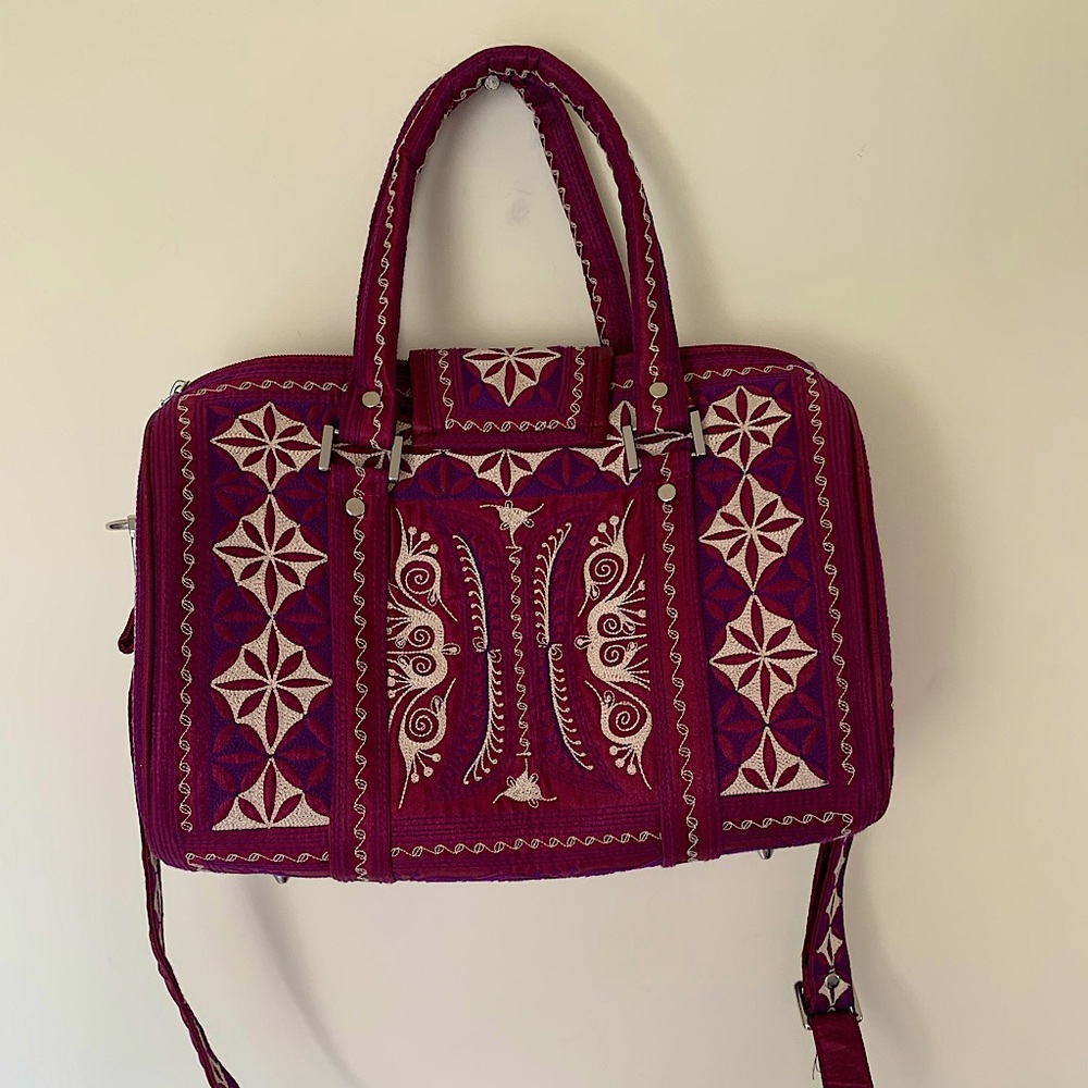 Banda Bags Mini Weekender purple brand new